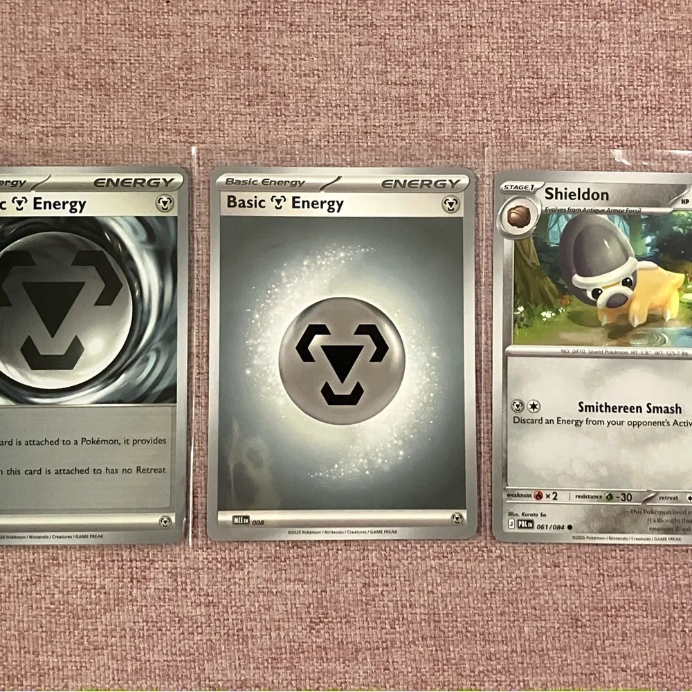 10x Mega Evolution Metal Type Pokémon Cards ⚙️